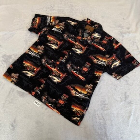 North River Outfitters Route 66 Button Down Shirt With Muscle Cars Large - Picture 11 of 14